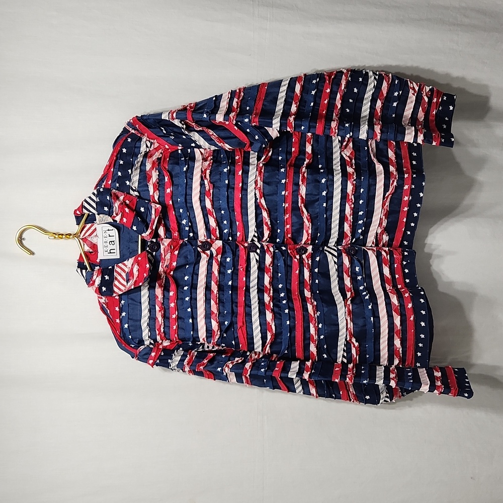 Red White & Blue Light Blazer